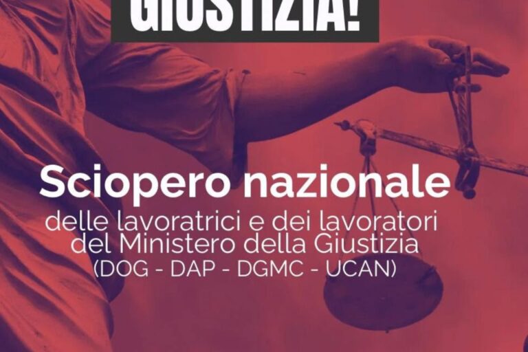 Giustizia sciopero 5 dicembre