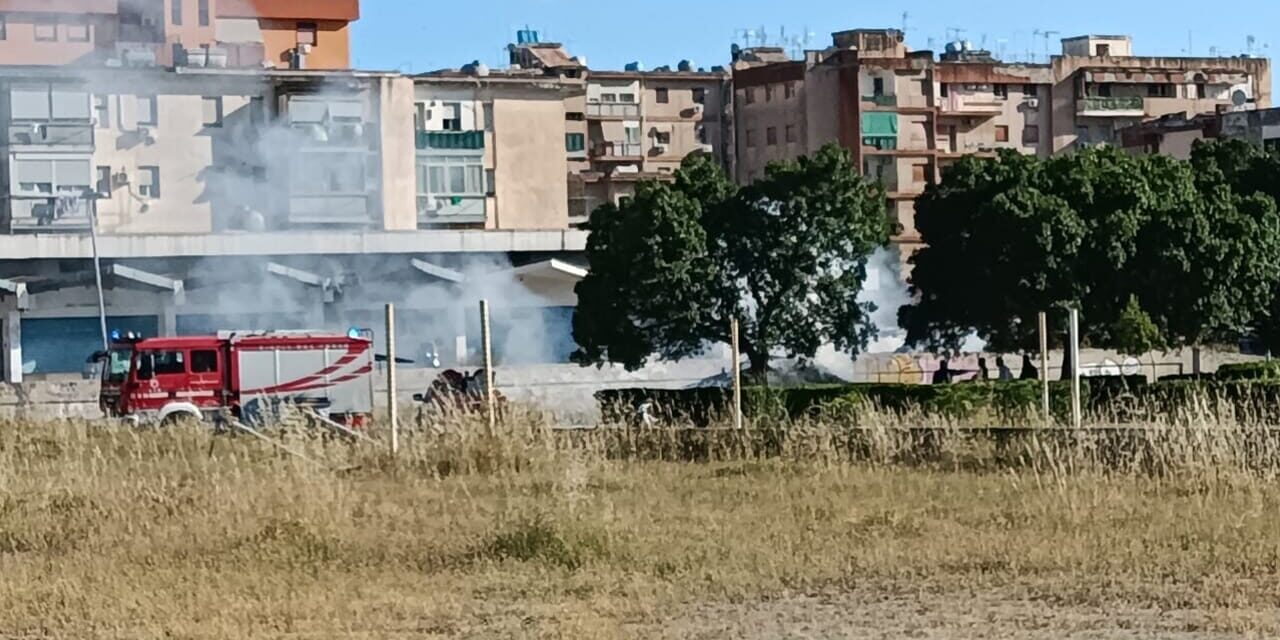 Incendio rifiuti Cep